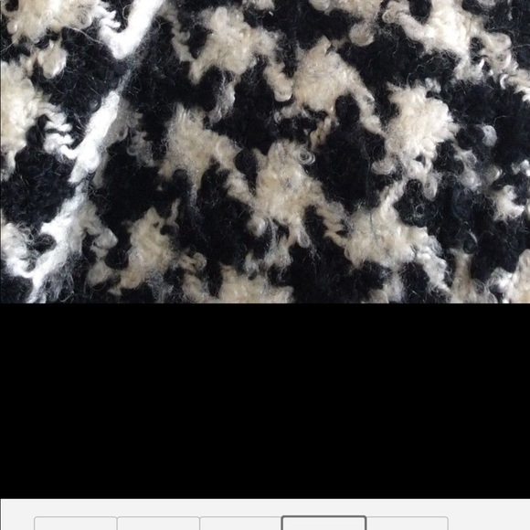 Cache jacket. Houndstooth with black leather - Picture 8 of 9